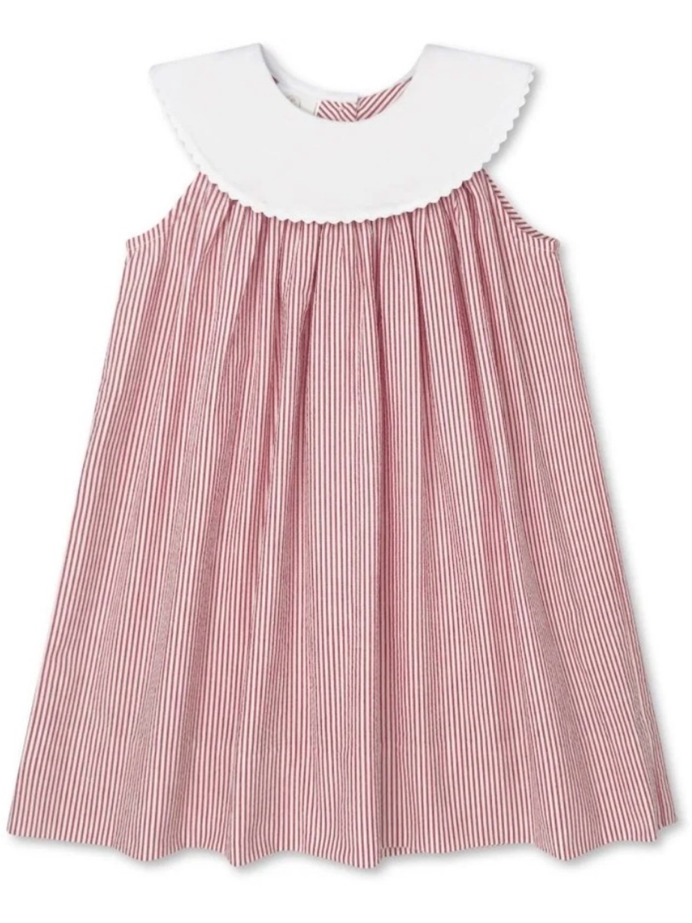 ❤️ Lullaby Set - Sandra Dress in Raleigh Red Seersucker - Size 4